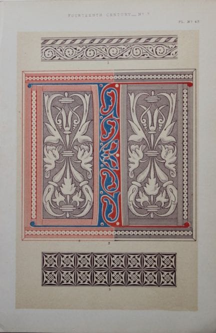 Tymms und Digby Wyatt – Chromolithografie aus „The
