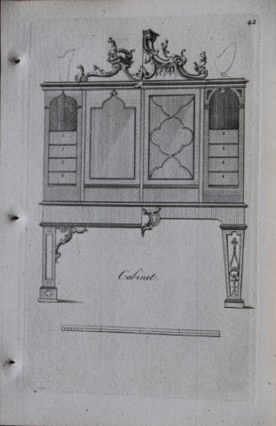Society of Upholsterers - Cabinet 1765.

This rare