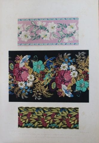 迪格比·怀亚特——摘自《十九世纪工业艺术》（1852年）中的设计。

这幅彩色石版画选自《十九世纪工