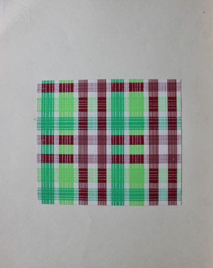 Original-Gouache-Entwurf im Art-Déco-Stil von A. S