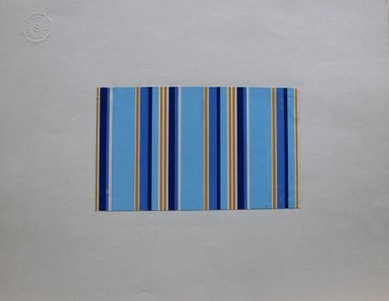 Original-Gouache-Entwurf im Art-Déco-Stil von A. S