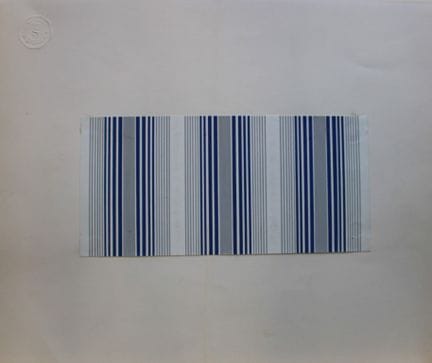 Original-Gouache-Entwurf im Art-Déco-Stil von A. S