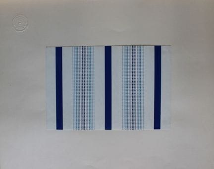 Original-Gouache-Entwurf im Art-Déco-Stil von A. S