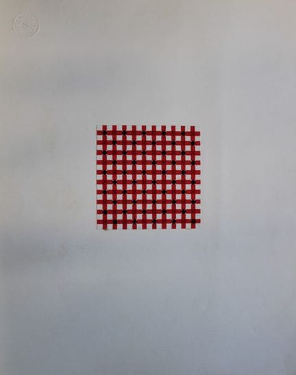 Original-Gouache-Entwurf im Art-Déco-Stil von A. S