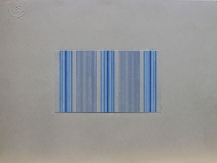 Original-Gouache-Entwurf im Art-Déco-Stil von A. S
