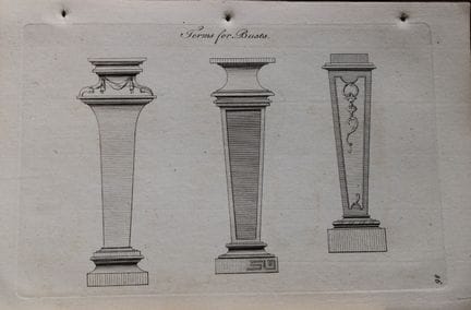 Society of Upholsterers - Terms for Busts 1765.

T