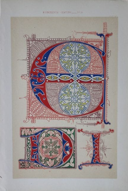 Tymms und Digby Wyatt – Chromolithografie aus „The