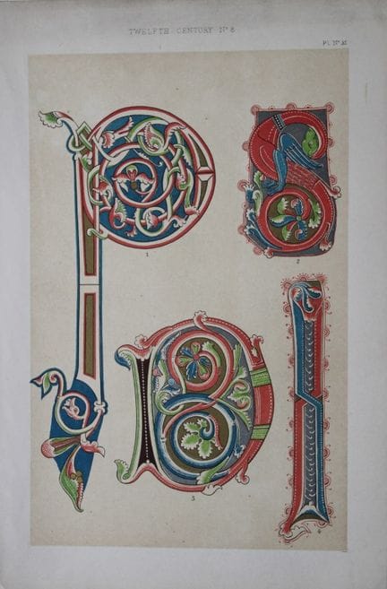 Tymms und Digby Wyatt – Chromolithografie aus „The