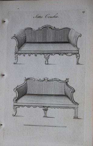 Manwaring - Engraving of Settee Couchs 1765.

This