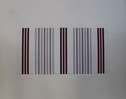 Original-Gouache-Entwurf im Art-Déco-Stil von A. S