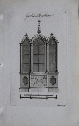 Society of Upholsterers - Gothic Bookcase by Couse