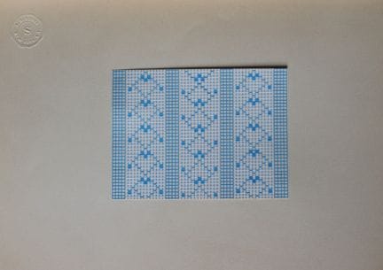 Original-Gouache-Entwurf im Art-Déco-Stil von A. S