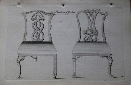 Manwaring - Engraving of Parlour Chairs 1765.

Thi