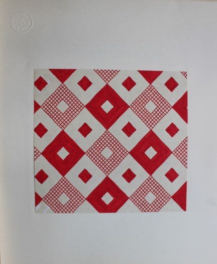 Original-Gouache-Entwurf im Art-Déco-Stil von A. S