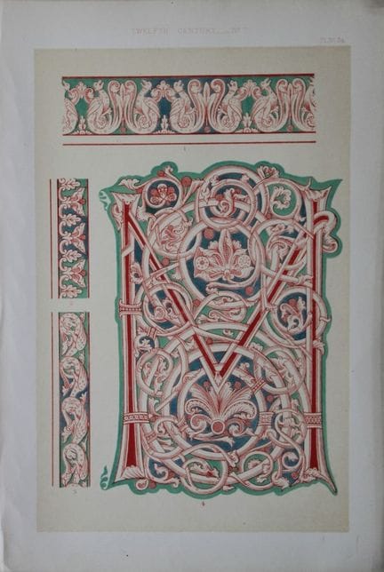 Tymms und Digby Wyatt – Chromolithografie aus „The