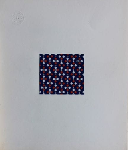 Original-Gouache-Entwurf im Art-Déco-Stil von A. S