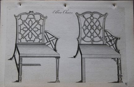 Manwaring - Engraving of Elbow Chairs 1765.

This 