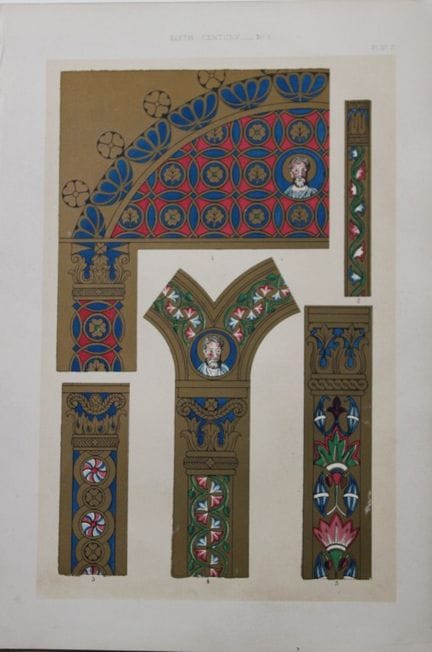 Tymms und Digby Wyatt – Chromolithografie aus „The