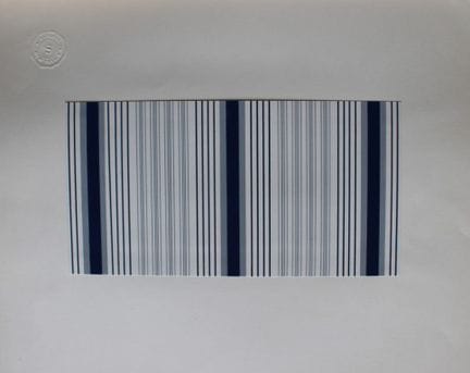 Original-Gouache-Entwurf im Art-Déco-Stil von A. S