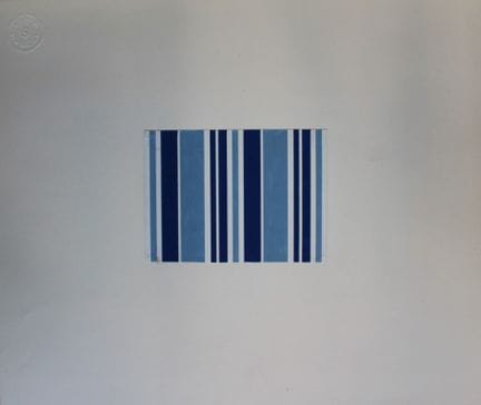 Original-Gouache-Entwurf im Art-Déco-Stil von A. S