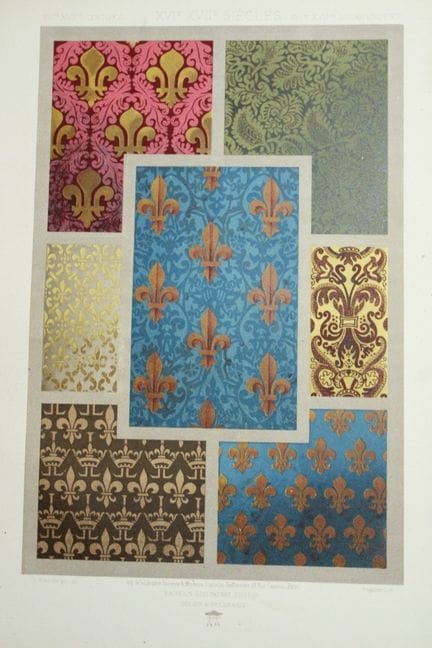 Dupont-Auberville – Chromolithografie zur dekorati