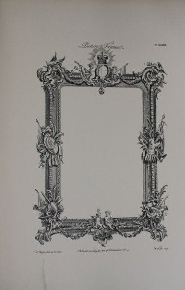 Thomas Chippendale – Original-Kupferstich eines Bi