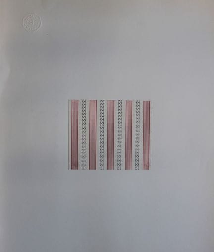 Original-Gouache-Entwurf im Art-Déco-Stil von A. S
