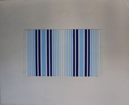 Original-Gouache-Entwurf im Art-Déco-Stil von A. S