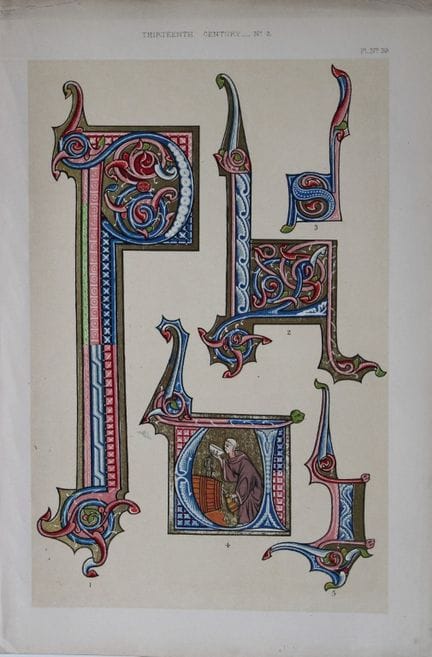 Tymms und Digby Wyatt – Chromolithografie aus „The