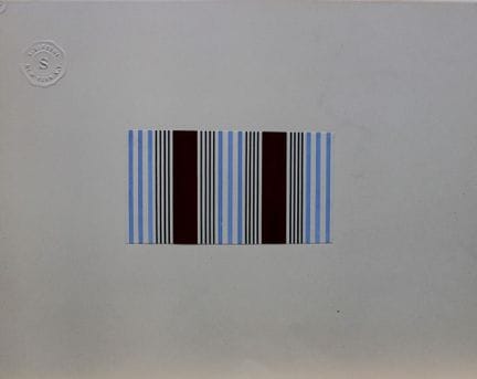 Original-Gouache-Entwurf im Art-Déco-Stil von A. S