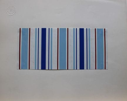 Original-Gouache-Entwurf im Art-Déco-Stil von A. S