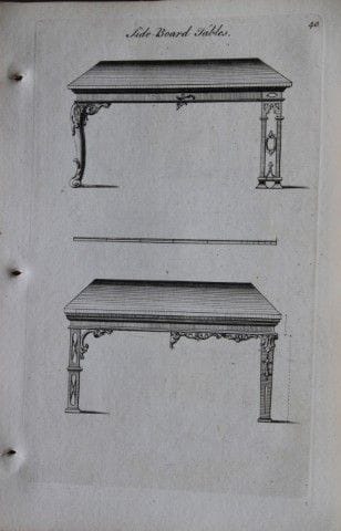 Society of Upholsterers - Side-board Tables 1765.
