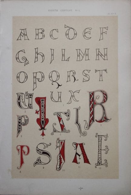 Tymms und Digby Wyatt – Chromolithografie aus „The