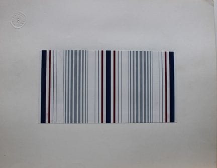 Original-Gouache-Entwurf im Art-Déco-Stil von A. S