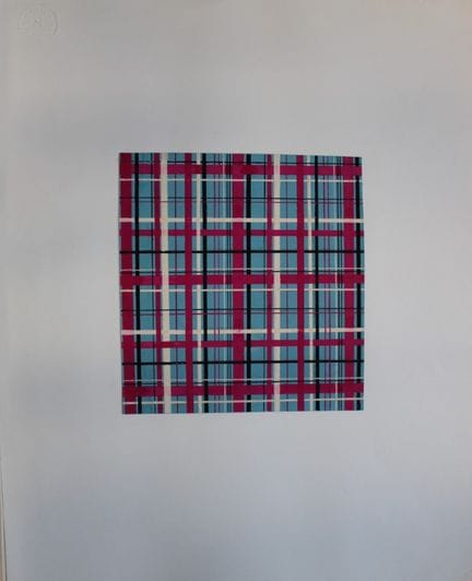 Original-Gouache-Entwurf im Art-Déco-Stil von A. S