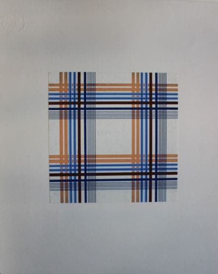 Original-Gouache-Entwurf im Art-Déco-Stil von A. S