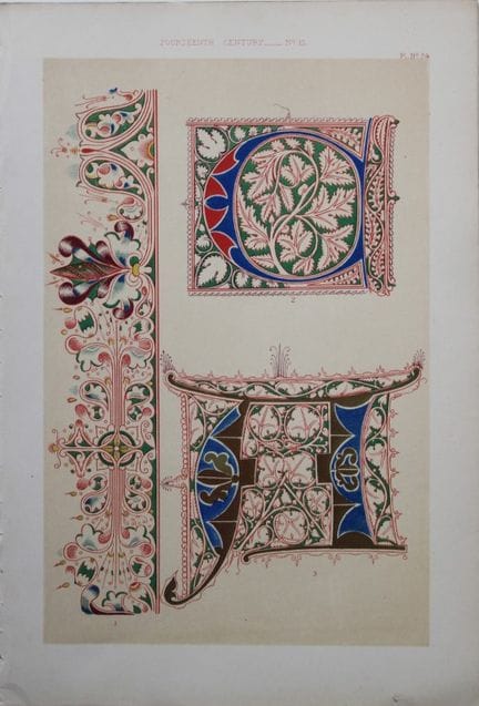 Tymms und Digby Wyatt – Chromolithografie aus „The