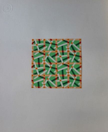Original-Gouache-Entwurf im Art-Déco-Stil von A. S