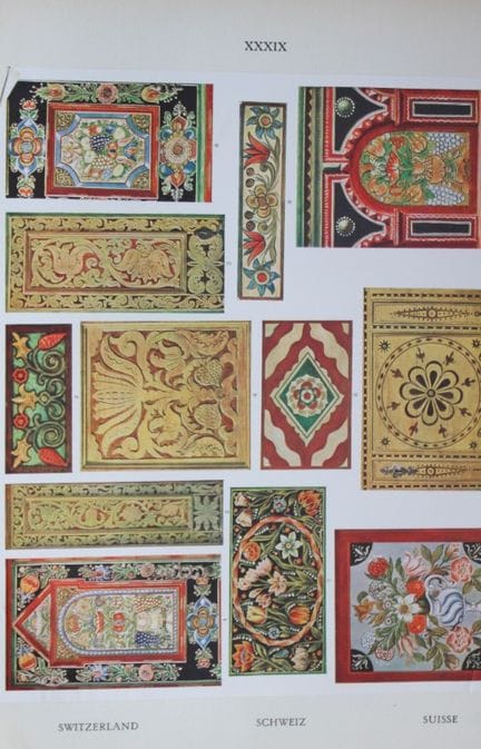 赫尔穆特·博塞特——1924年版3幅瑞士民间艺术插图。

这些插图选自赫尔穆特·西奥多·博塞特教授所