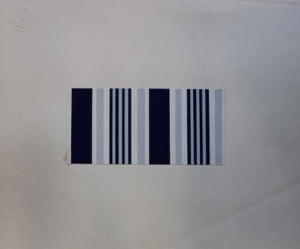 Original-Gouache-Entwurf im Art-Déco-Stil von A. S