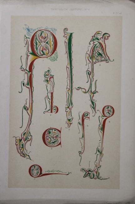 Tymms und Digby Wyatt – Chromolithografie aus „The