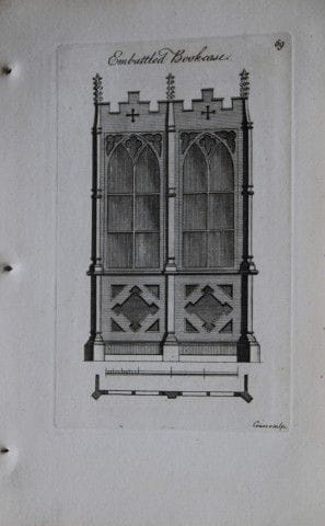 Society of Upholsterers - Embattled Bookcase 1765.
