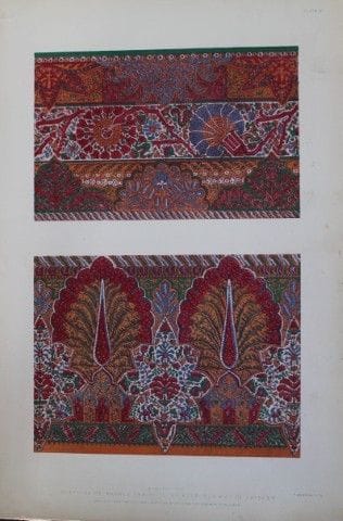 迪格比·怀亚特——摘自《十九世纪工业艺术》（1852年）中的设计。

这幅彩色石版画选自《十九世纪工