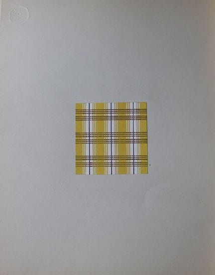 Original-Gouache-Entwurf im Art-Déco-Stil von A. S