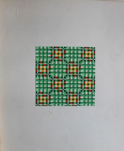 Original-Gouache-Entwurf im Art-Déco-Stil von A. S