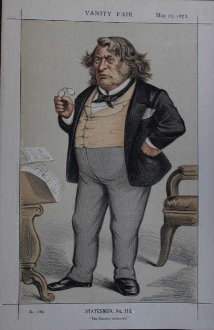Charles Sumner - The Massive Grievance by Nast 187