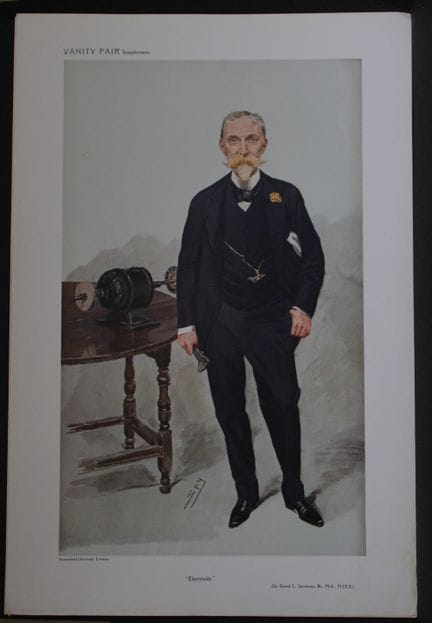Sir David L Salomons - Electricity by Spy 1908.

T