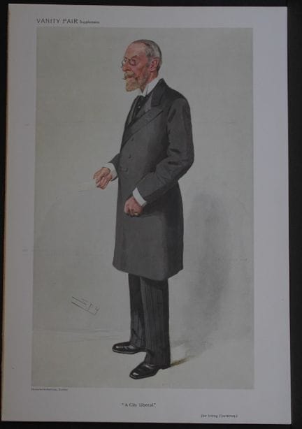 Sir John Irving Courtenay - A City Liberal by Spy 