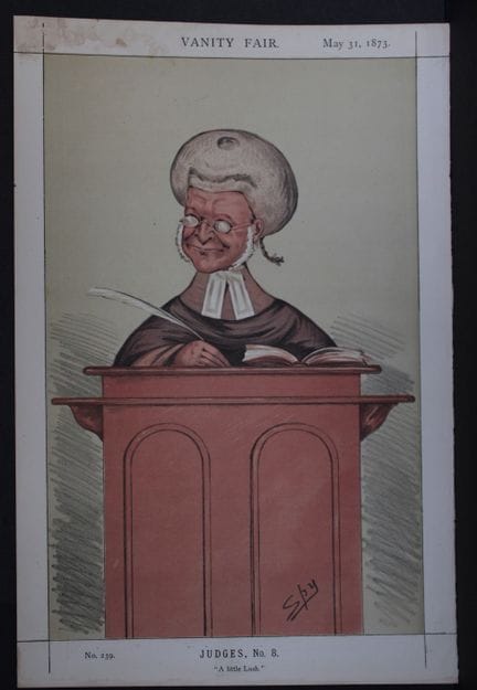 Sir Robert Lush - A little Lush by Spy 1873.

This