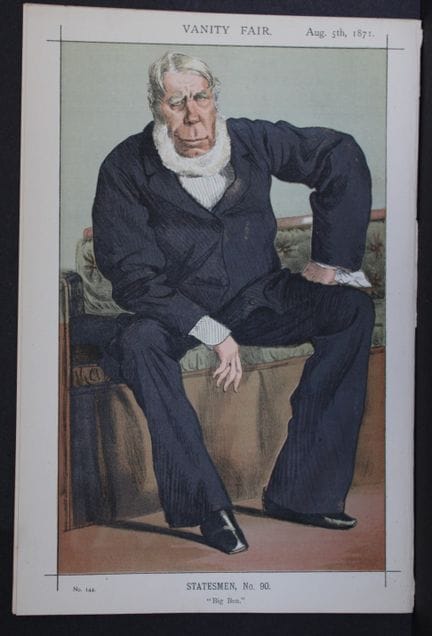 George Bentinck MP - Big Ben by Coide 1871.

This 